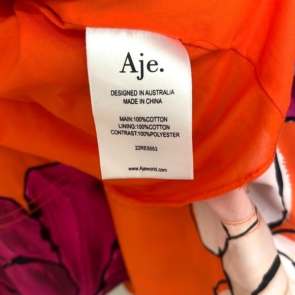 NWT Aje Gretta Bow Back Mini Dress - Picture 14 of 14